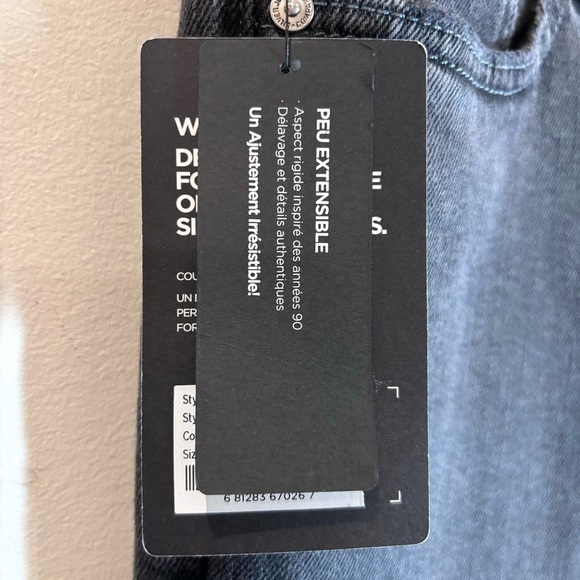 SILVER JEANS Sz 31 x 31 Be Low Low Rise Bootcut In Black New with Tags - Picture 6 of 12